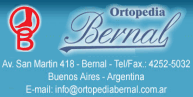 ORTOPEDIA BERNAL - San Martn 418, Bernal, B1876AAR - Tel: 4252-5032